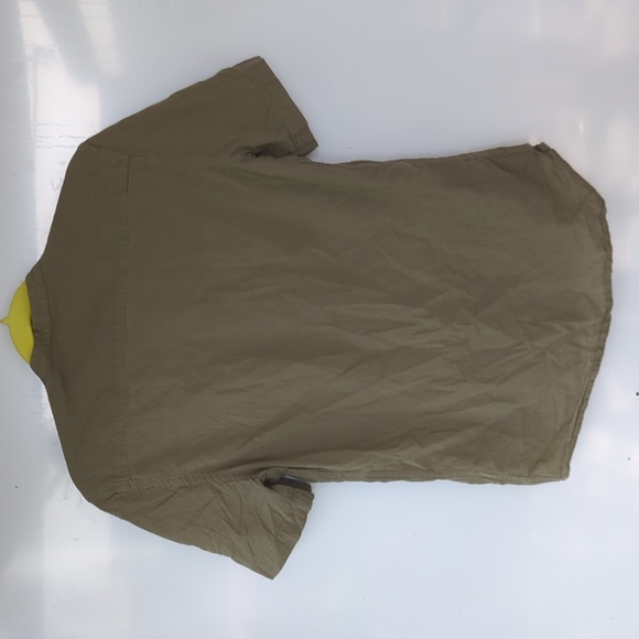 Mandarin collar short sleeve shirt - Picture 2 of 2